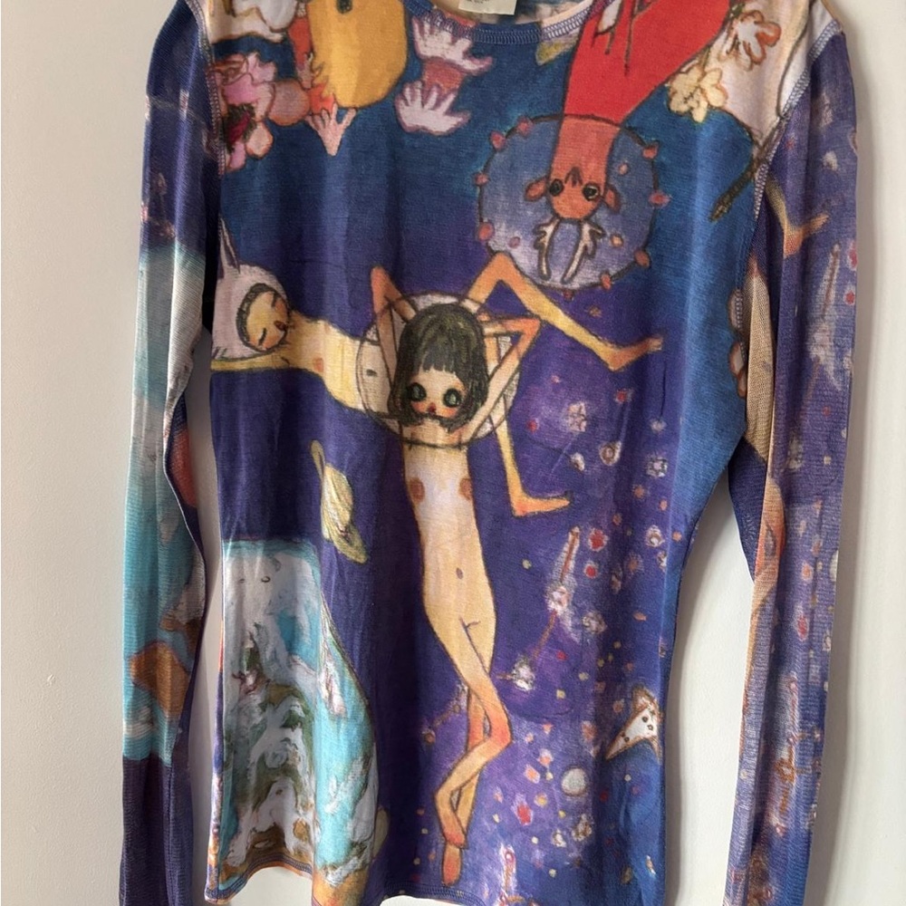 Issey Miyake Multicolor Artistic Top